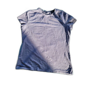 Mossimo Purple Cotton V-Neck T-shirt- sz. L